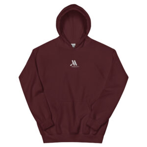 marriott unisex heavy blend hoodie | gildan white color logo
