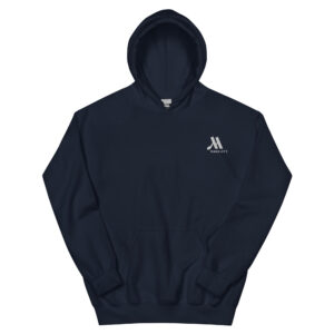 marriott unisex heavy blend hoodie white color logo