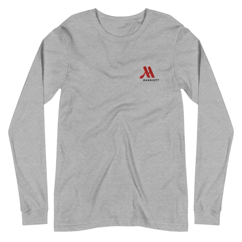 marriott unisex long sleeve tee | bella + canvas full color logo