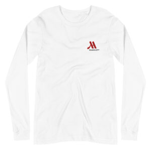 marriott unisex long sleeve tee | bella + canvas full color logo