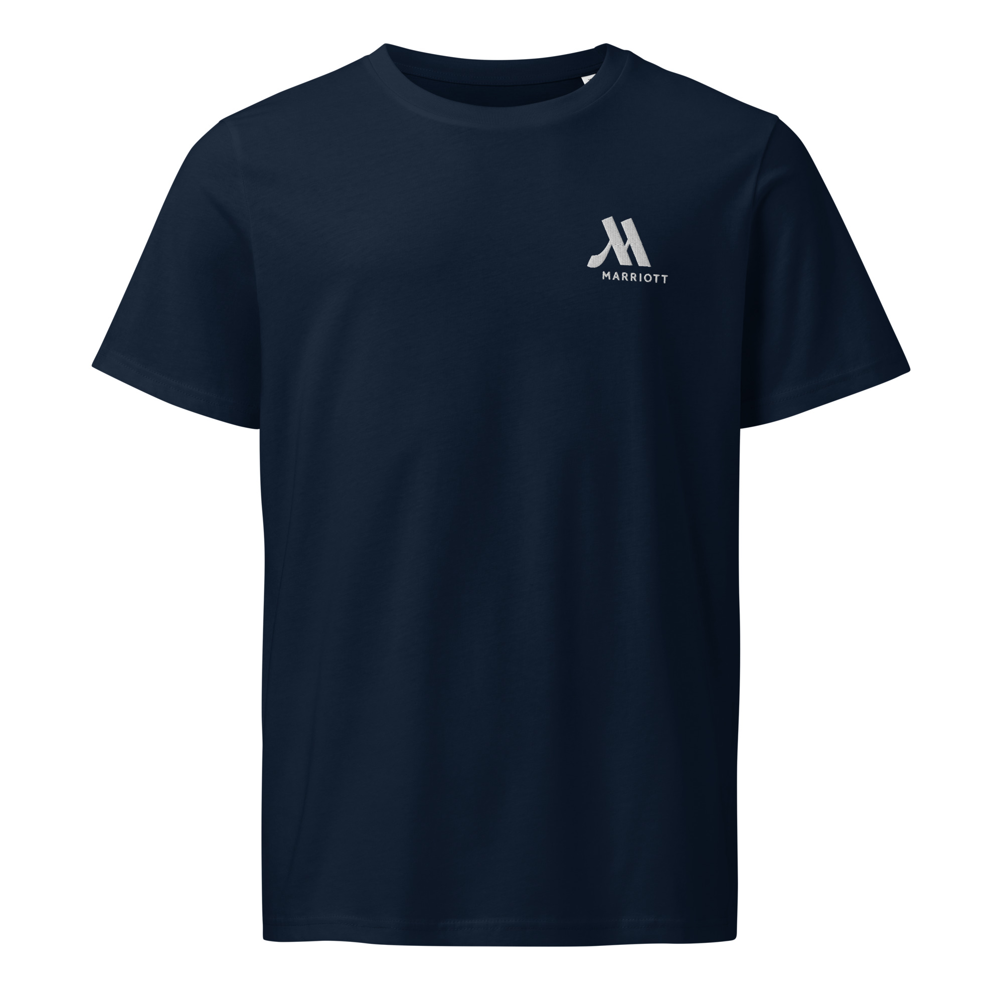 marriott unisex organic mid light t shirt | stanley/stella white color logo