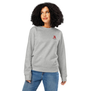 marriott unisex organic mid weight sweatshirt full color logo
