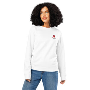 marriott unisex organic mid weight sweatshirt full color logo