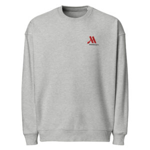 marriott unisex organic oversized sweatshirt full color logo