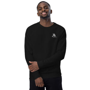 marriott unisex organic raglan sweatshirt | sol's white color logo