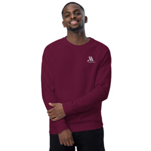 marriott unisex organic raglan sweatshirt | sol's white color logo
