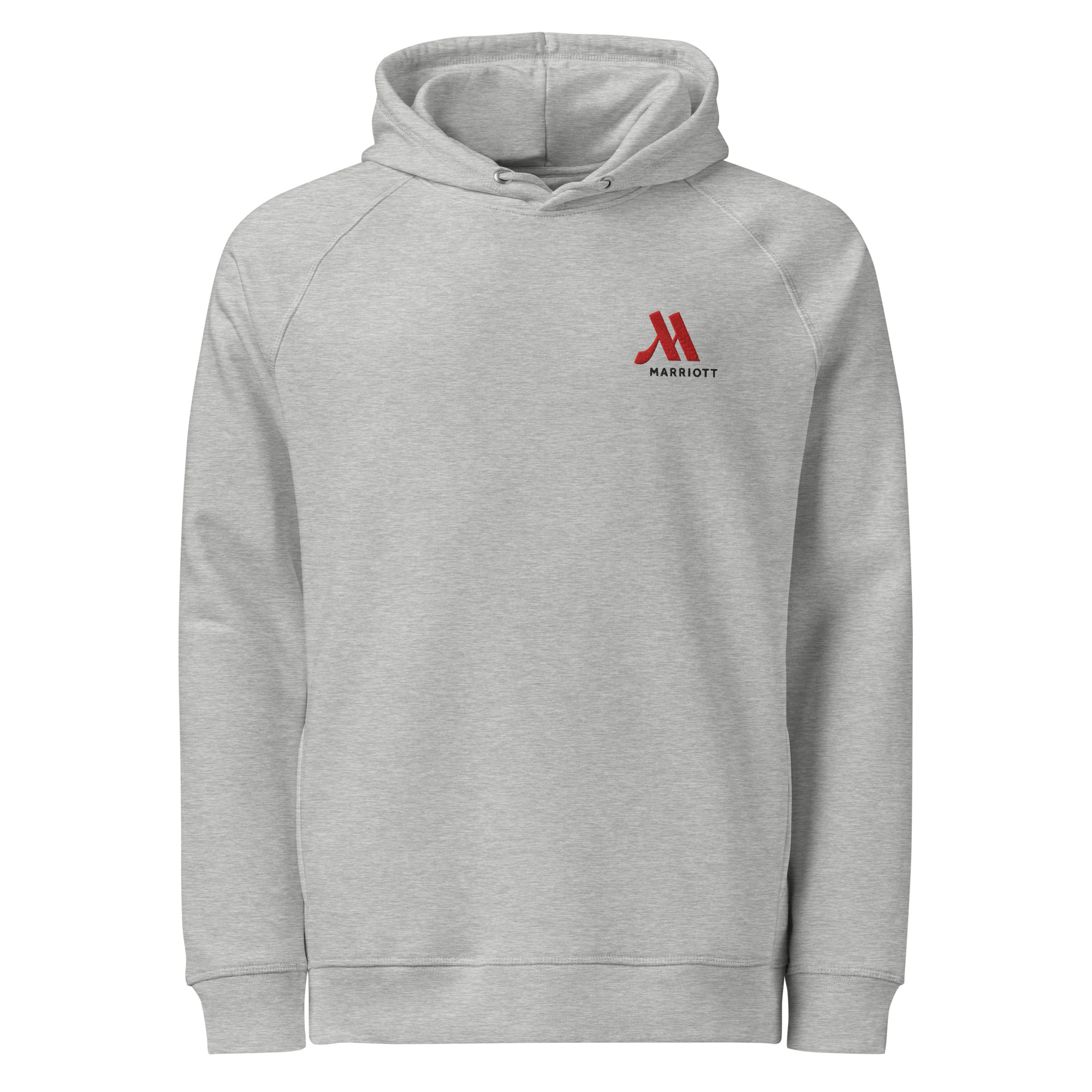 marriott unisex organic side pocket hoodie | stanley/stella full color logo