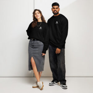 marriott unisex organic sweatshirt white color logo