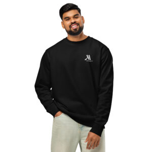 marriott unisex organic sweatshirt white color logo