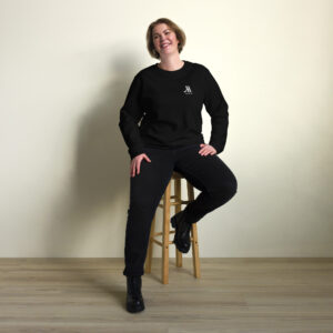marriott unisex organic sweatshirt | sol's white color logo