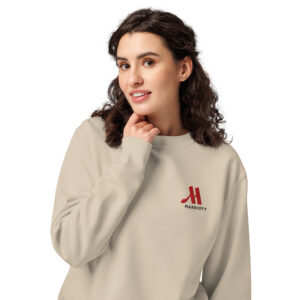 marriott unisex organic sweatshirt full color logo
