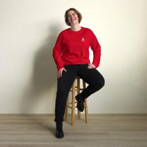 marriott unisex organic sweatshirt | sol's white color logo