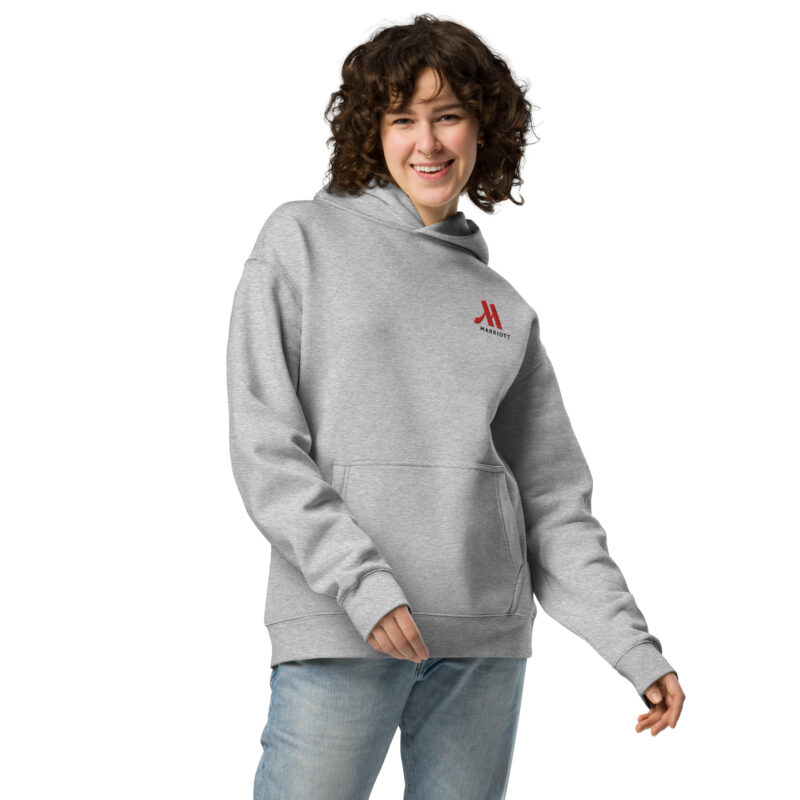 marriott unisex oversized hoodie full color logo