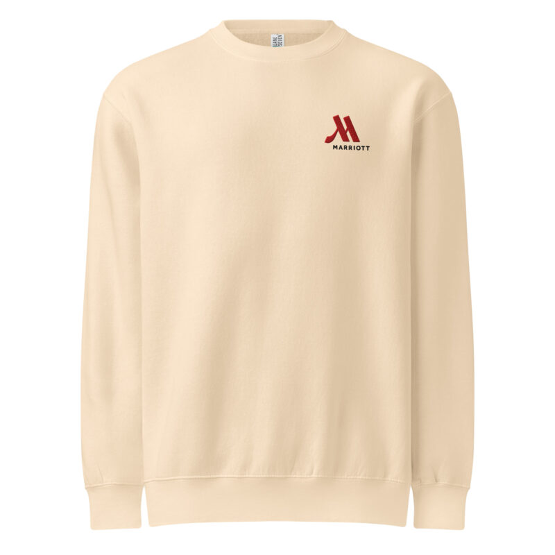 marriott unisex premium crew neck sweatshirt full color logo