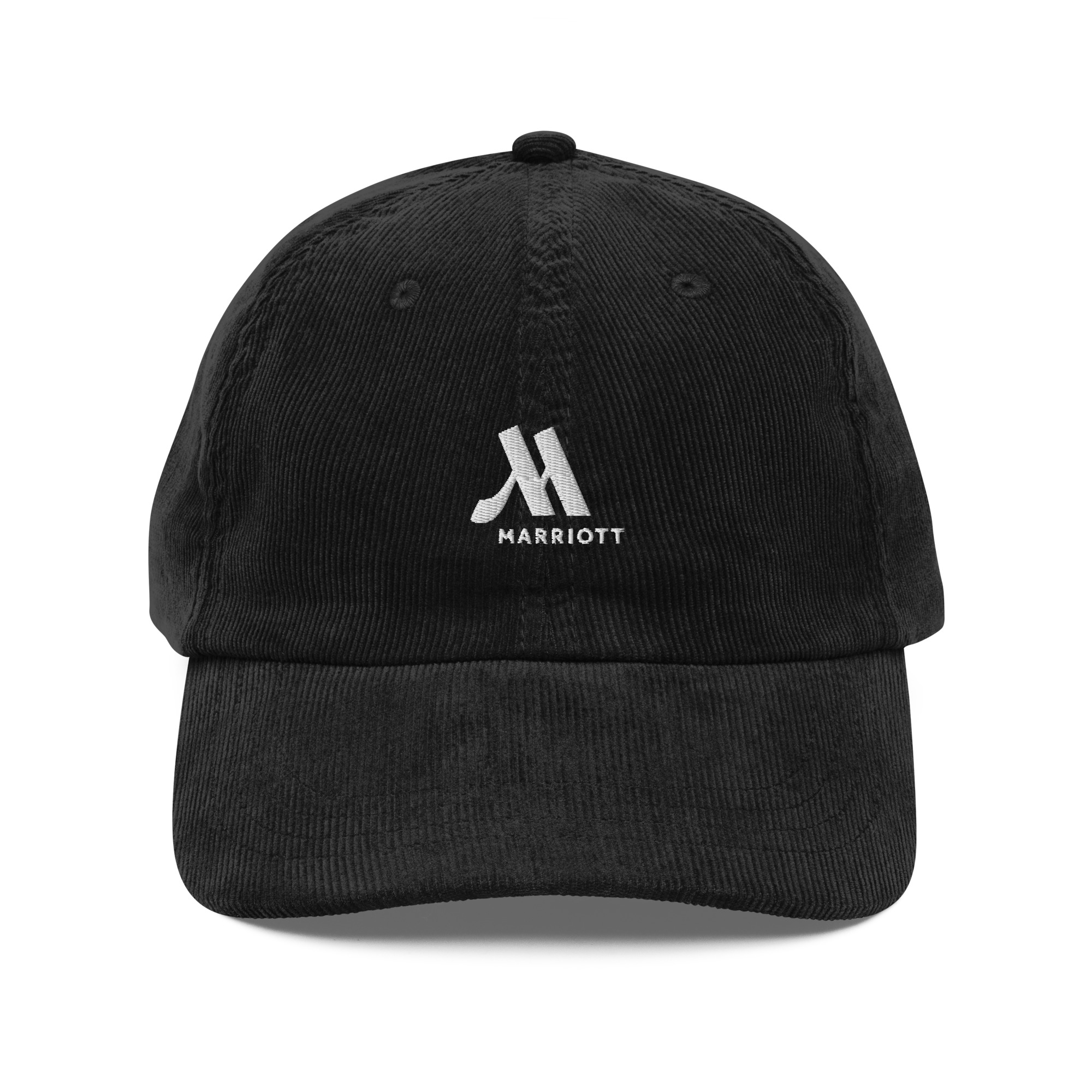 marriott vintage corduroy cap | big accessories white color logo