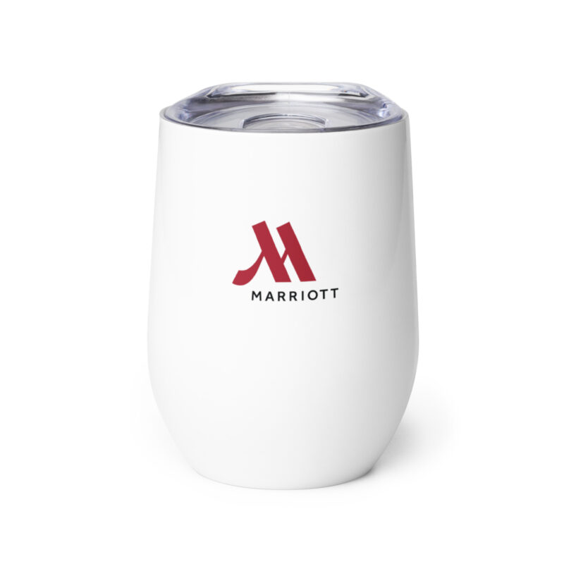 marriott wine tumbler full color logo