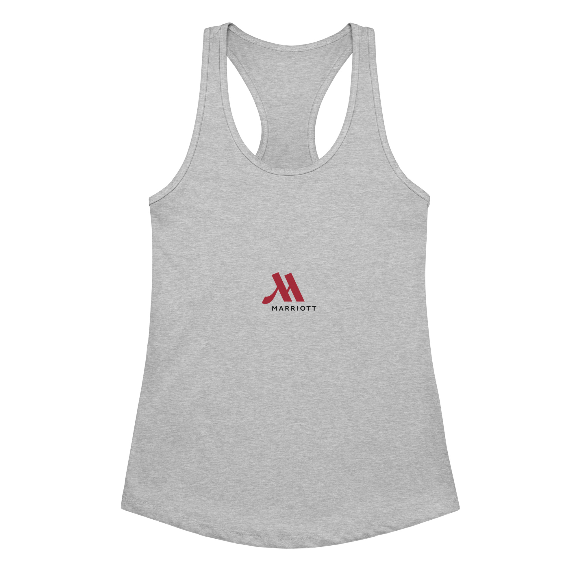 marriot women's ideal racerback tank top | full color logo
