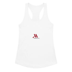 marriot women's ideal racerback tank top | full color logo