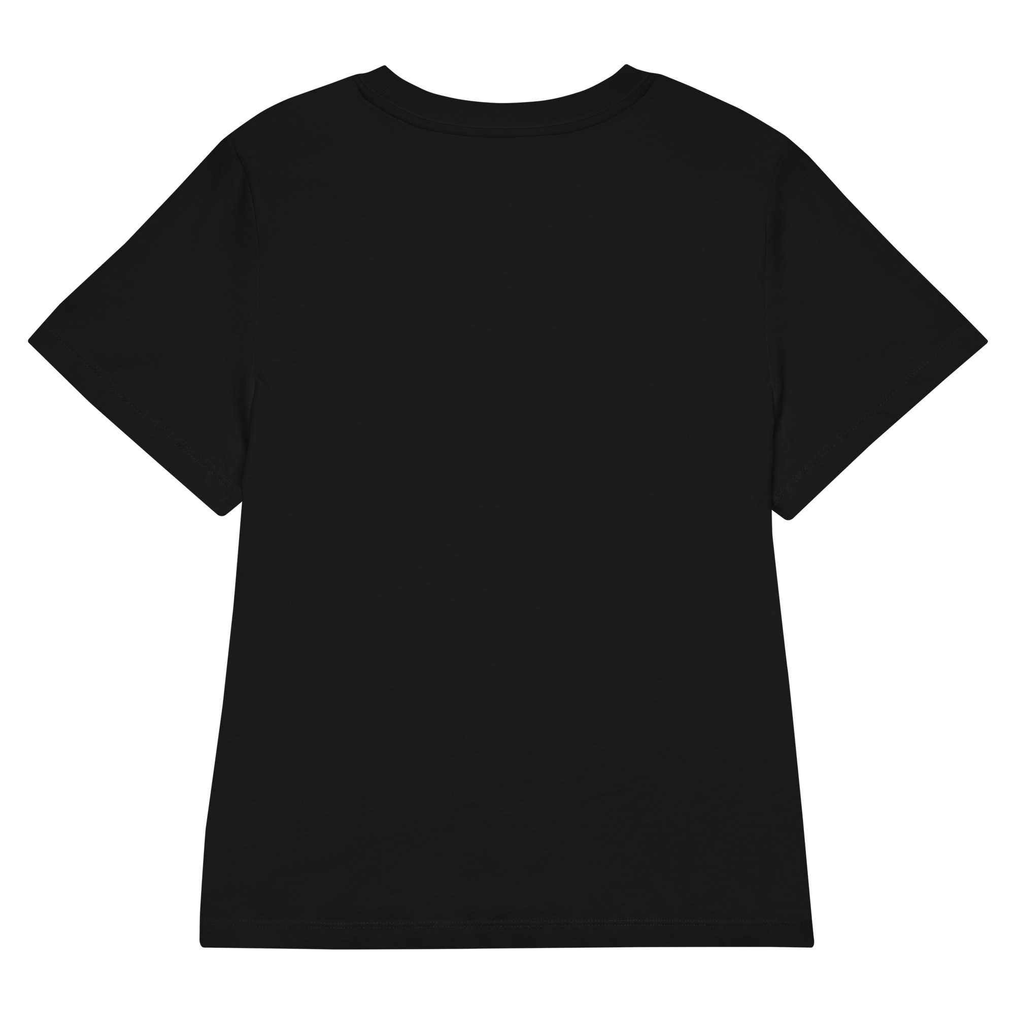 marriott women's organic ribbed neck t shirt | stanley/stella white color logo