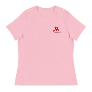 marriott women's relaxed t shirt | bella + canvas full color logo