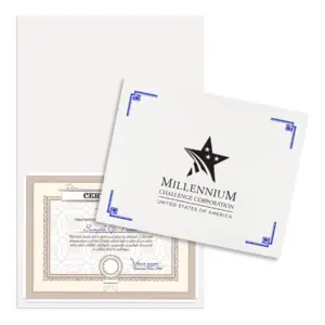 MCC Linen Certificate/Diploma Folder