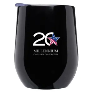 20th-Century 11 oz Largo Stemless Wine Glass with Lid