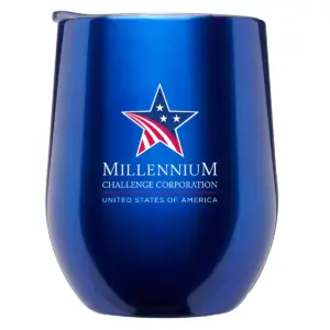 MCC 11 oz Largo Stemless Wine Glass with Lid