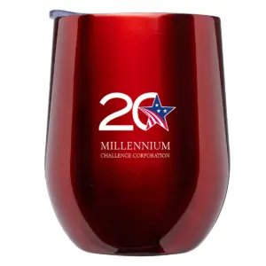 20th-Century 11 oz Largo Stemless Wine Glass with Lid