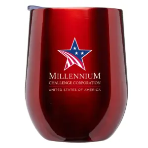 MCC 11 oz Largo Stemless Wine Glass with Lid