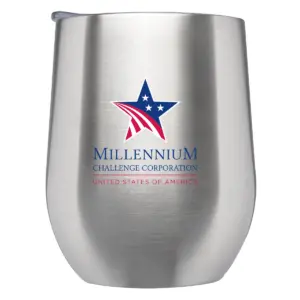 MCC 11 oz Largo Stemless Wine Glass with Lid