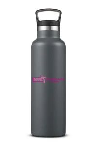 Heartland Homes Breast Cancer 21 Oz. Columbia® Double-Wall Vacuum Bottle w/Loop Top