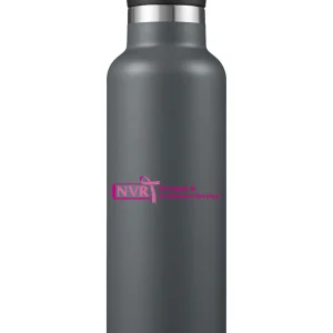 Mortgage and Settlement Breast Cancer 21 Oz. Columbia® Double-Wall Vacuum Bottle w/Loop Top
