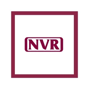 NVR Inc - Decal on White Vinyl Material - (5"x5"). Full Color.