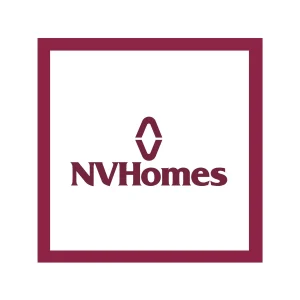 NVHomes - Decal on White Vinyl Material - (5"x5"). Full Color.