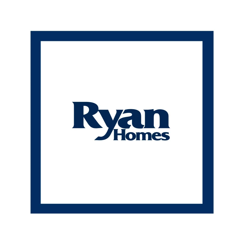 Ryan Homes - Decal on White Vinyl Material - (5"x5"). Full Color.
