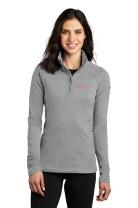 NVHomes Breast Cancer The North Face® Ladies' Mountain Peaks 1/4-Zip Fleece Jacket