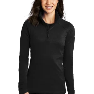 Mortgage and Settlement Breast Cancer The North Face® Ladies' Mountain Peaks 1/4-Zip Fleece Jacket
