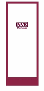 NVR Mortgage - Superior Retractable Banner - 24" Silver Base. Full Color