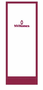 NVHomes - Superior Retractable Banner - 24" Silver Base. Full Color