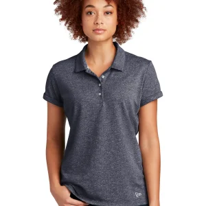 Heartland Homes Breast Cancer Ladies New Era® Slub Twist Polo Shirt