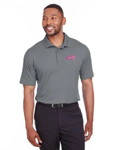 NVR Breast Cancer PUMA GOLF Men's Icon Golf Polo