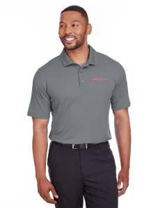 nvhomes breast cancer puma golf men's icon golf polo