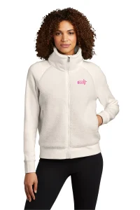 NVR Breast Cancer OGIO® Ladies Luuma Sherpa Full Zip Jacket