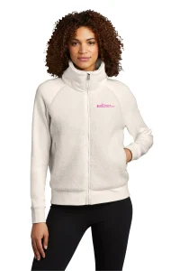 Mortgage and Settlement Breast Cancer OGIO® Ladies Luuma Sherpa Full Zip Jacket