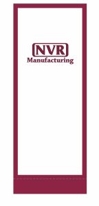 nvr manufacturing advantage retractable banner (34") full color, no minimum