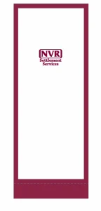 NVR Settlement Services - Superior Table Top Retractable Banner - 15" Full Color