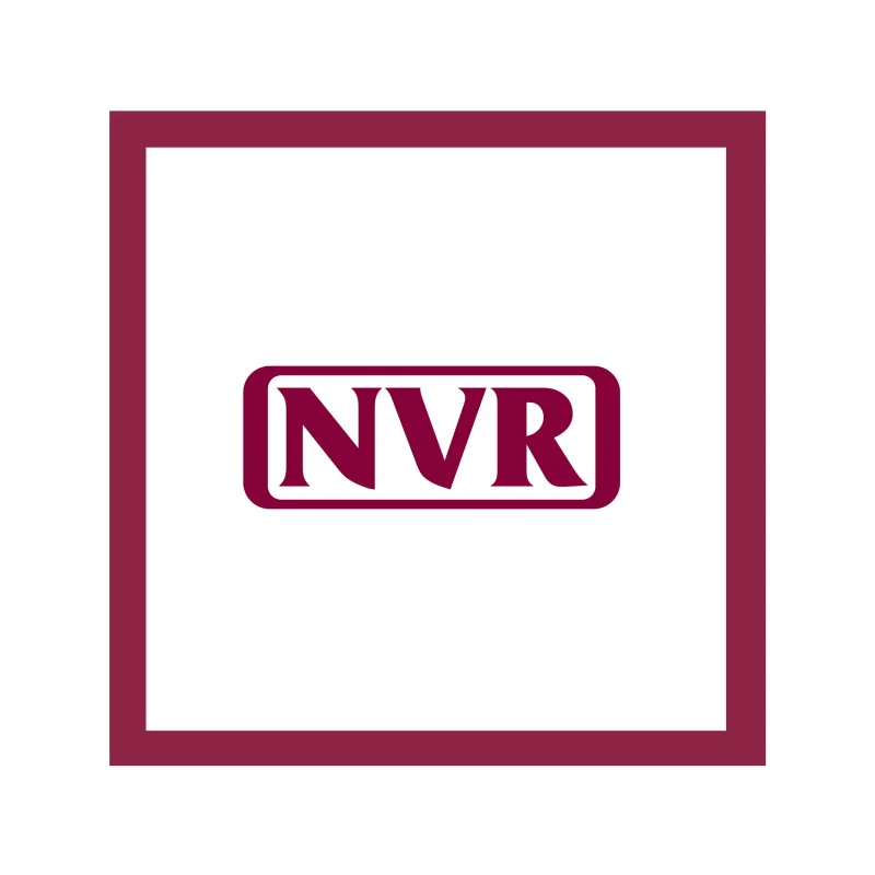NVR Inc - Decal on White Vinyl Material - (6"x6"). Full Color.