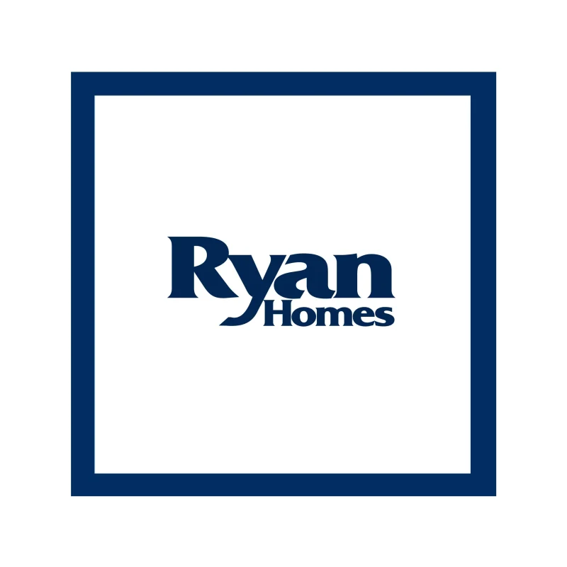 Ryan Homes - Decal on White Vinyl Material - (2"x2"). Full Color