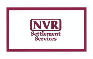 NVR Settlement Services - FLOOR Decal (12"x6") - Low minimum. Removeable. Repositionable. Custom Shape