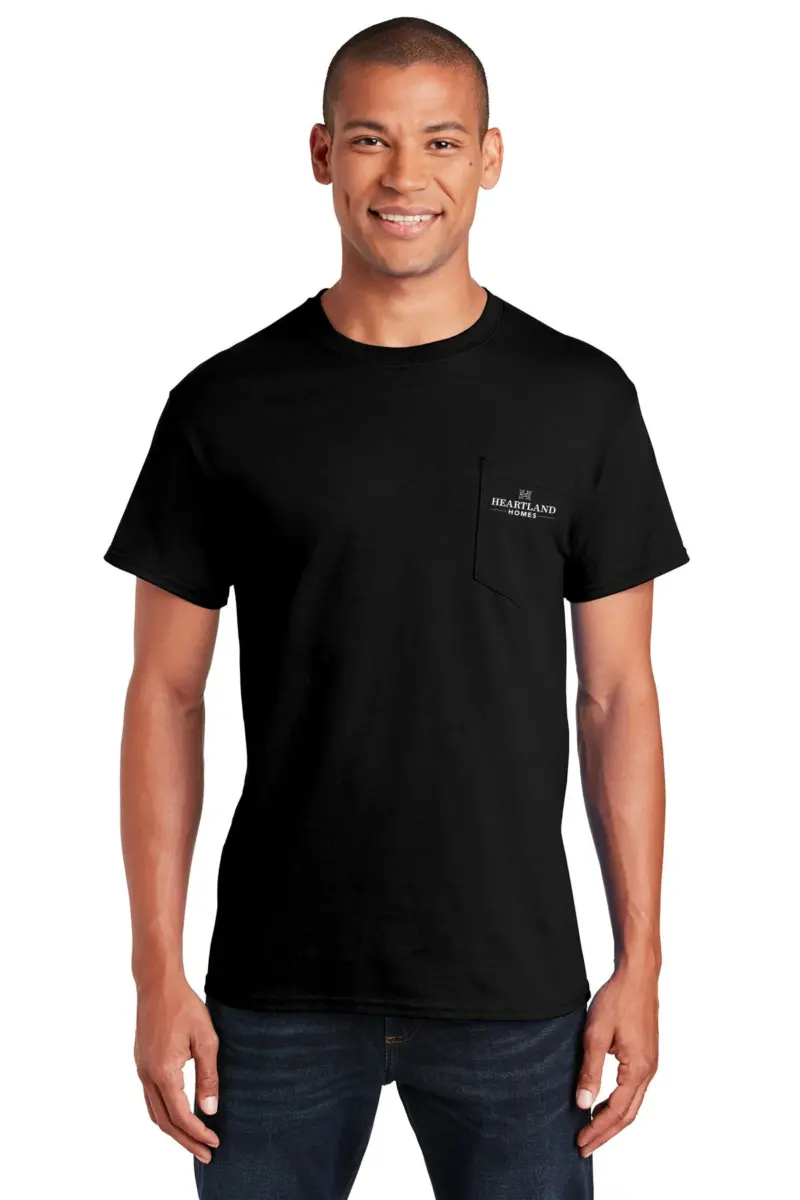 Heartland Homes - Gildan 6.1 Oz. 100% Cotton Preshrunk T-Shirt min 12 pcs